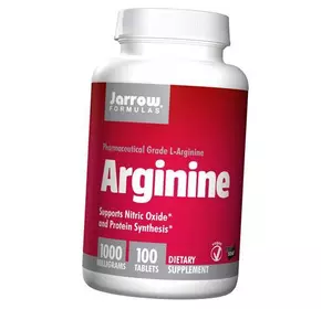 Аргинин, Arginine 1000, Jarrow Formulas  100таб (27345003)