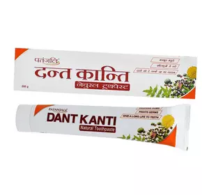 Натуральная зубная паста, Dant Kanti Natural Toothpaste, Patanjali  200г  (43635011)