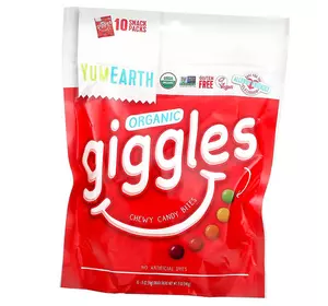 Органические конфеты, Organic Giggles Packs, YumEarth  142г Ассорти (05608013)