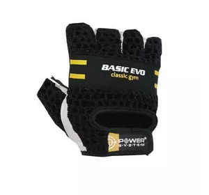 Перчатки для фитнеса и тяжелой атлетики Basic Evo PS-2100 Power System  XXL Черно-желтый (07227046)