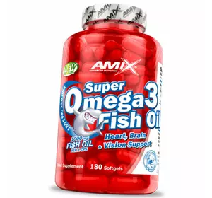 Омега 3, Super Omega 3, Amix Nutrition  180гелкапс (67135001)