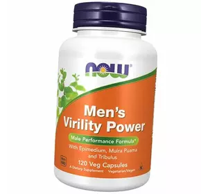 Репродуктивное здоровье мужчин, Men's Virility Power, Now Foods  120вегкапс (08128018)