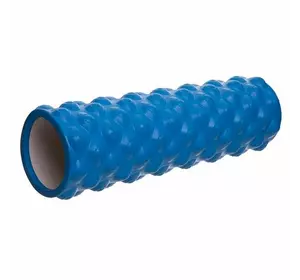 Роллер для йоги и пилатеса Grid Bubble Roller FI-6672-Bubble    45см Синий (33508076)