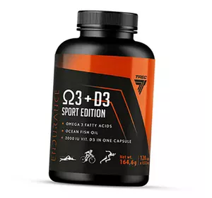 Омега 3 для спортсменов, Omega 3 + D3 Sport Edition, Trec Nutrition  120капс (67101004)