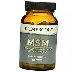 МСМ с органической серой, MSM Sulfur Complex, Dr. Mercola  60капс (03387002)