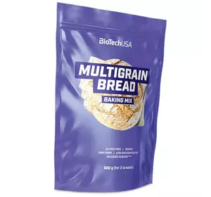 Безглютеновая смесь для выпечки, Multigrain Bread Baking Mix, BioTech (USA)  500г Без вкуса (05084031)