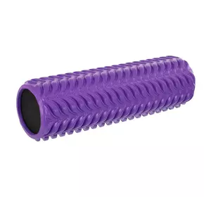 Роллер для йоги и пилатеса (мфр ролл) Grid Roller FI-9392    45см Фиолетовый (33508403)