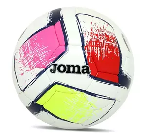 Мяч футбольный Dali II 400649-203-T5   №5 Розово-красно-желтый (57590080)