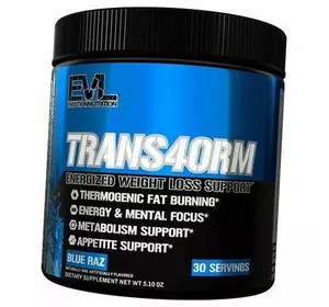 Комплекс для похудения и энергии, Trans4orm Powder, Evlution Nutrition  144г Синяя малина (02385007)